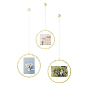 1013425-221 Zestaw 3 ramek na łańcuszkach Fotochain Circular Umbra