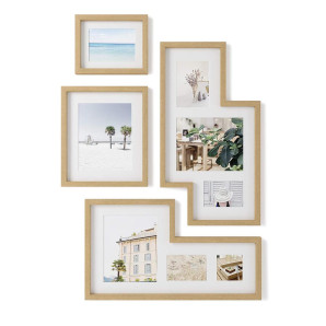 Zestaw 4 ramek (beżowy) Mingle Umbra