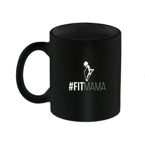 Kubek #Fitmama (czarny) HPBA Anna Lewandowska Healthy Plan by Ann