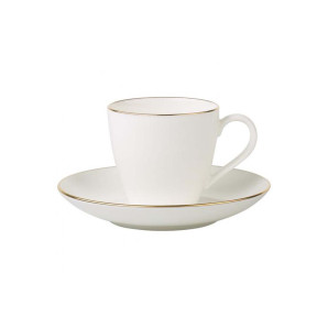 Filiżanka do espresso (100 ml) ze spodkiem Anmut Gold Villeroy & Boch