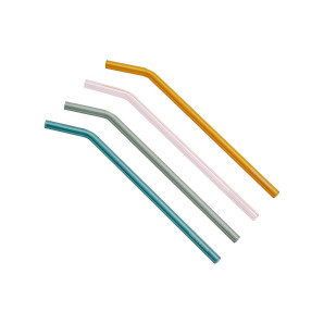 Słomki do napojów szklane (4 szt.) + szczoteczka Artesano Hot Villeroy & Boch