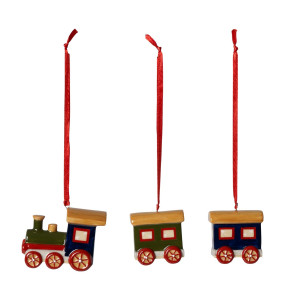Ozdoby na choinkę 3 szt. Pociąg Nostalgic Ornaments Villeroy & Boch
