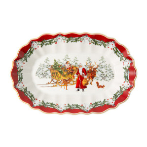 Owalna miska L św. Mikołaj z saniami Toy's Fantasy Villeroy & Boch