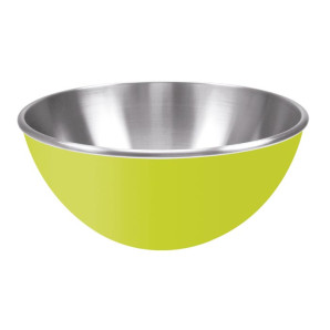 Stalowa miska 25 cm z podwójnymi ściankami (zielona) Zak! Designs