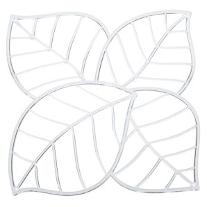 Zestaw 4 paneli dekoracyjnych (transparentnych) Leaf Koziol