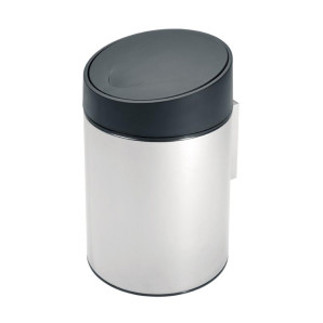 Kosz na śmieci 5 l (stal polerowana) Slide Bin Brabantia