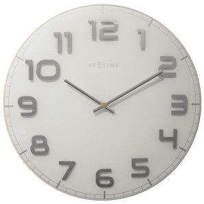 Zegar ścienny (biały) Classy Large Nextime