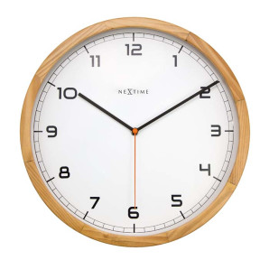 Zegar ścienny (jasny) Company Wood Nextime