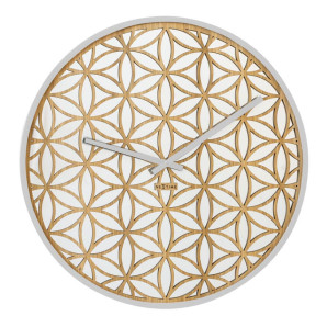 Zegar ścienny (biały) Bella Mirror Nextime