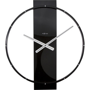 Zegar ścienny (czarny) Carl Nextime