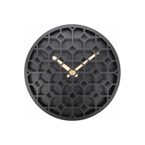 Zegar ścienny (czarny) Discrete Nextime