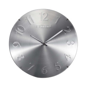 Zegar ścienny (srebrny) Elegant Dome Nextime