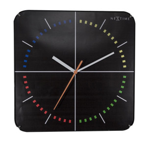 Zegar ścienny (czarny) Seasons Nextime