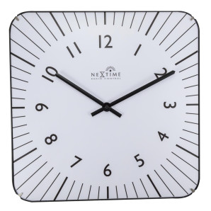 Zegar ścienny (biały) Alex Radio Controlled Nextime