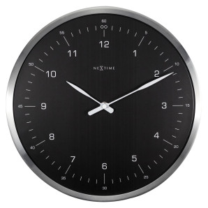 Zegar ścienny (czarny) 60 Minutes Nextime