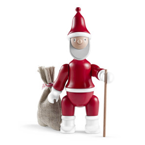 Figura, zabawka drewniana św. Mikołaj Kay Bojesen