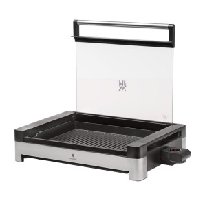 Grill elektryczny stołowy ze szklaną pokrywą Lono WMF