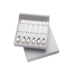 Komplet 6 łyżeczek do mokki Kiss Bugatti