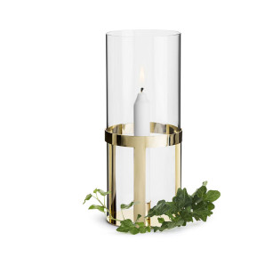 Lampion, świecznik (złoty) Winter Sagaform