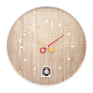 Zegar ścienny (biały) White Nightingale Nextime