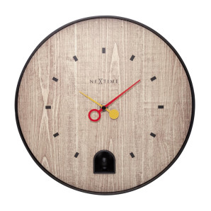 Zegar ścienny (czarny) Black Nightingale Nextime