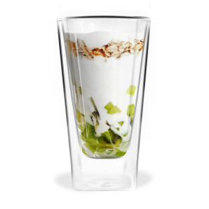 Szklanka wysoka z podwójnymi ściankami i łyżką koktajlową Vita Vialli Design