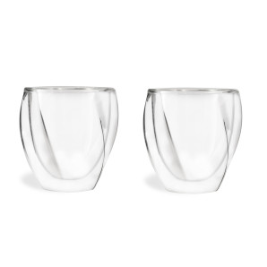 Komplet szklanek (2 szt.) z podwójnymi ściankami (250 ml) Cristallo Vialli Design