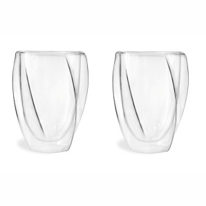 Komplet szklanek (2 szt.) z podwójnymi ściankami (300 ml) Cristallo Vialli Design