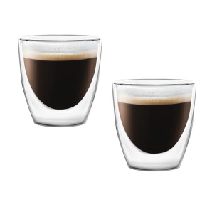 Zestaw 2 szklanek z podwójnymi ściankami espresso (80 ml) Amo Vialli Design