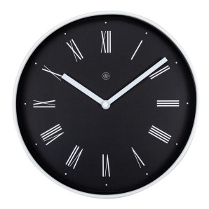 Zegar ścienny (czarny) Irving Nextime