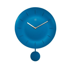 7339 TQ Zegar ścienny (turkusowy) Bowl Nextime