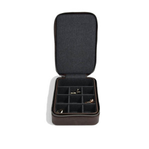 Etui podróżne na spinki (brązowe) Stackers