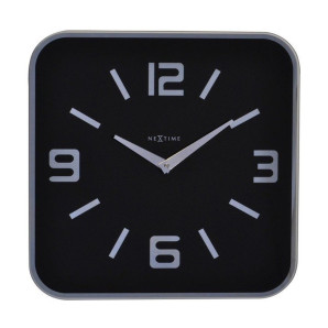 Zegar ścienny (czarny) Shoko Nextime