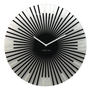 Zegar ścienny (czarny) Sticks Nextime