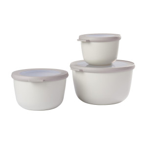 Zestaw 3 misek 0,5-2 l (jasnoszarych) Cirqula Mepal