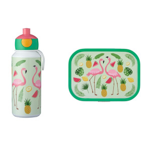 Zestaw lunchowy dla dzieci Flamingi Campus Mepal 