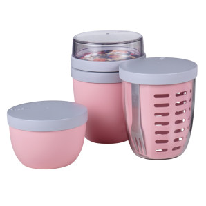 Zestaw 3 pojemników (nordic pink) - edycja limitowana Ellipse Mepal