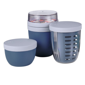 Zestaw 3 pojemników (nordic denim) - edycja limitowana Ellipse Mepal