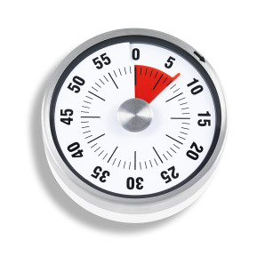 Minutnik mechaniczny (biały) ADE