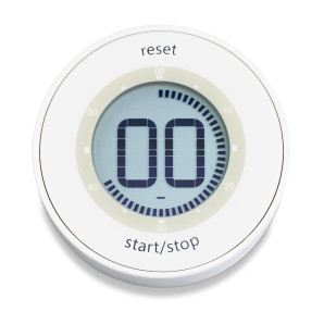 Minutnik elektroniczny (biały) ADE