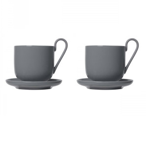 Zestaw 2 filiżanek (szarych) Ro Blomus