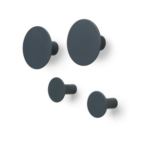 Zestaw 4 wieszaków (antracytowych) Ponto Blomus