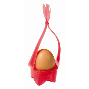 Koszyk do gotowania jajek (czerwony) Pavoni