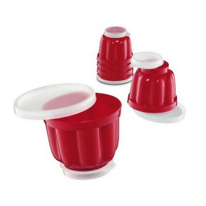 Zestaw sześciu foremek na deser / pudding Küchenprofi