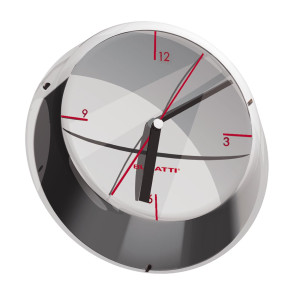 Zegar ścienny (chromowany) Glamour Bugatti