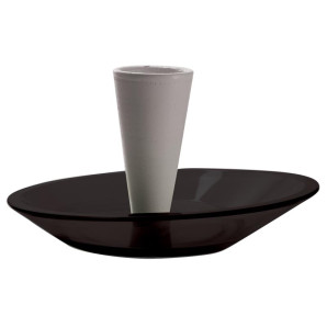 Talerzyk na przekąski (czarny) Glamour Bugatti 