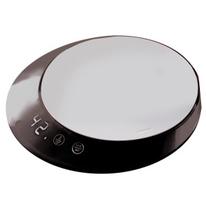 Waga kuchenna z timerem (czarna) Glamour Bugatti