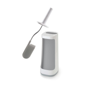 Szczotka do toalety z przestrzenią na detergent (szara) Flex Joseph Joseph