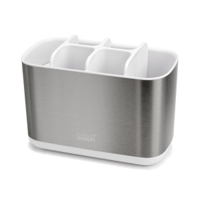 Organizer na szczoteczki L (biały) Easy Store Steel Joseph Joseph