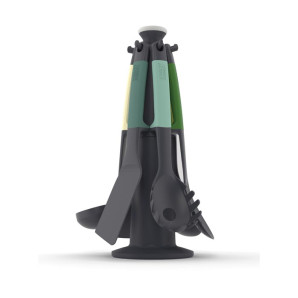 Zestaw narzędzi kuchennych ze stojakiem Opal Elevate Joseph Joseph